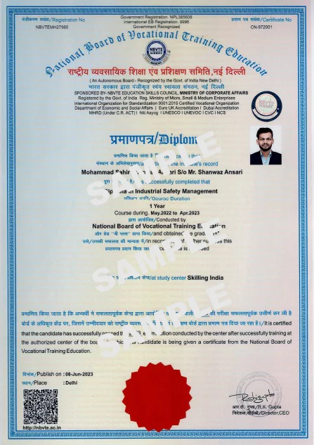 Sample Certificate